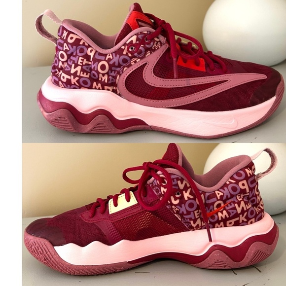 Nike Giannis Immortality 3 'Alphabet Bros' DZ7533-600 Red/Pink/Peach Men Size 7 - Picture 10 of 17